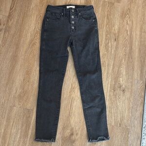 Madewell Charcoal Ankle Jeans